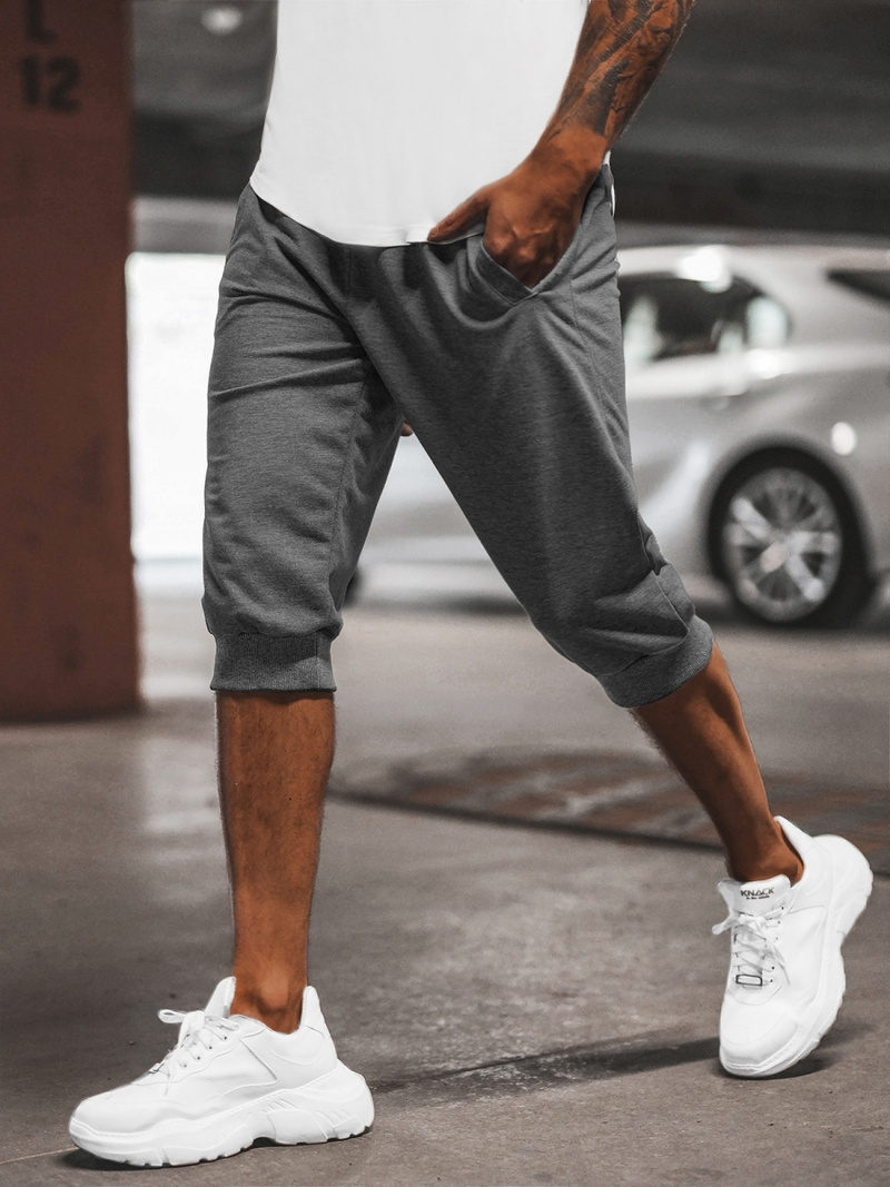 Pantalón corto de hombre grafito OZONEE JS/XW07/5Z