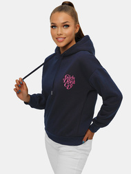 Sudadera de mujer azul marino OZONEE JS/B26013Z