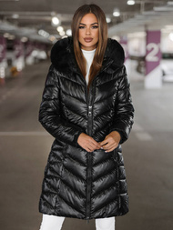 Chaqueta de mujer negro OZONEE JS/16M9100/392Z