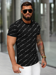 Camiseta de hombre negras OZONEE O/QQ1323