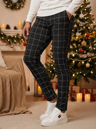 Pantalón chino de hombre negro OZONEE DJ/5505Z