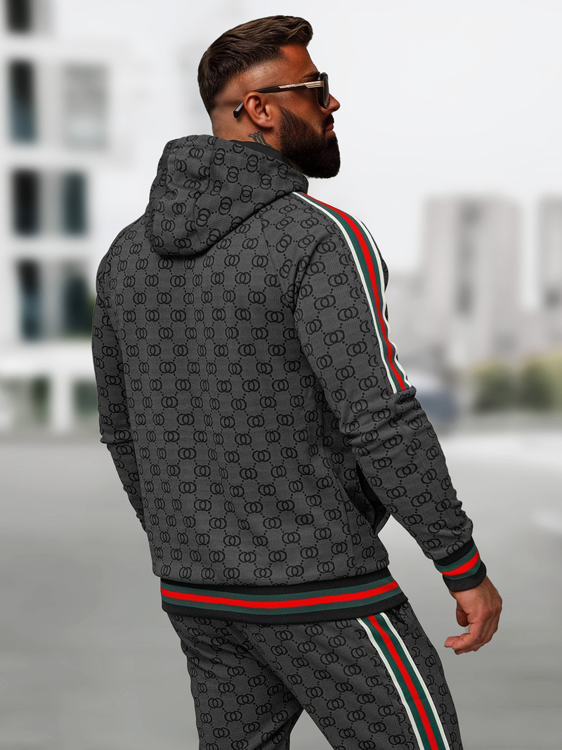 Chándal de hombre negro OZONEE O/FF5111AB