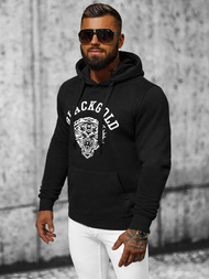 Sudadera de hombre negra OZONEE NB/MF2007