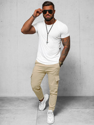 Pantalón chino de hombre beige OZONEE O/1404SP