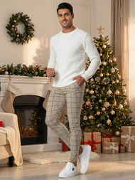 Pantalón chino de hombre beige OZONEE O/P4009Z