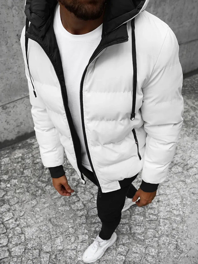 Chaqueta de hombre blanca OZONEE JS/M761/281