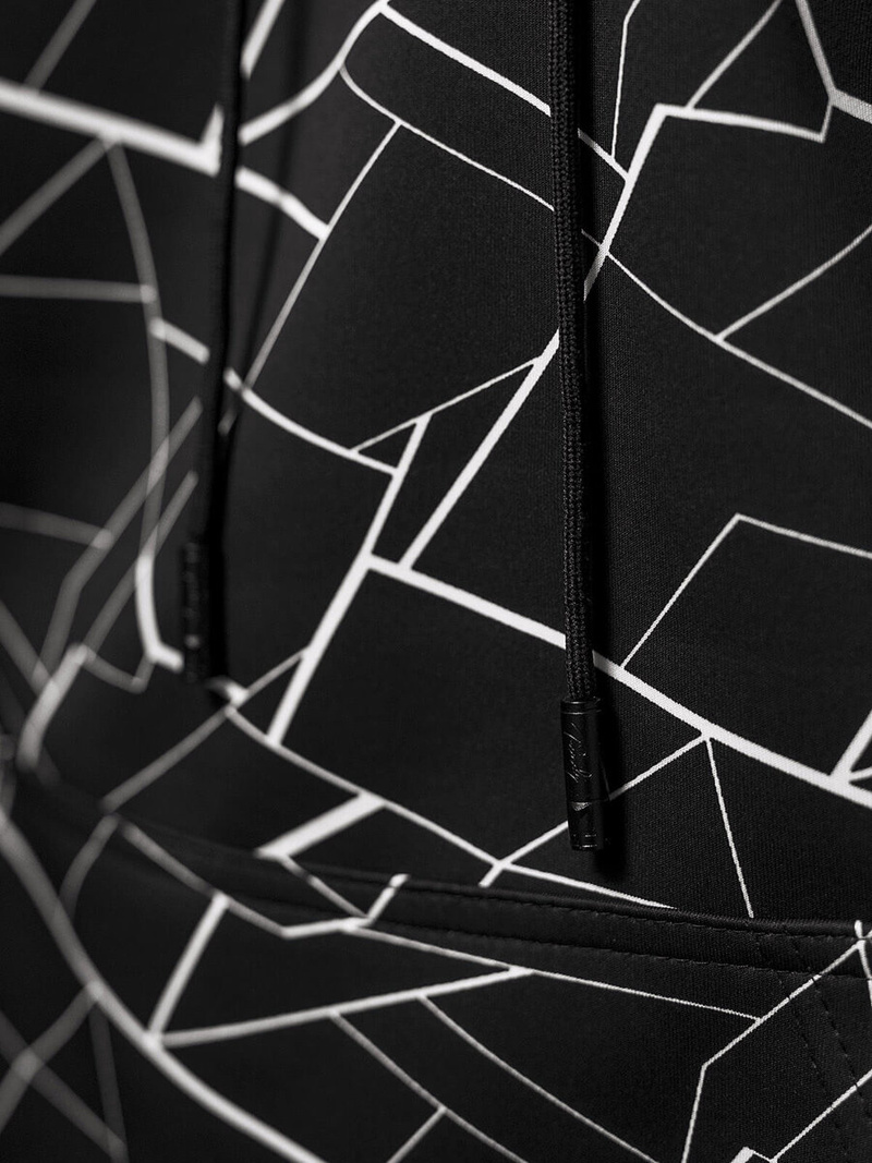 Sudadera de hombre negra OZONEE JS/88B1235/3