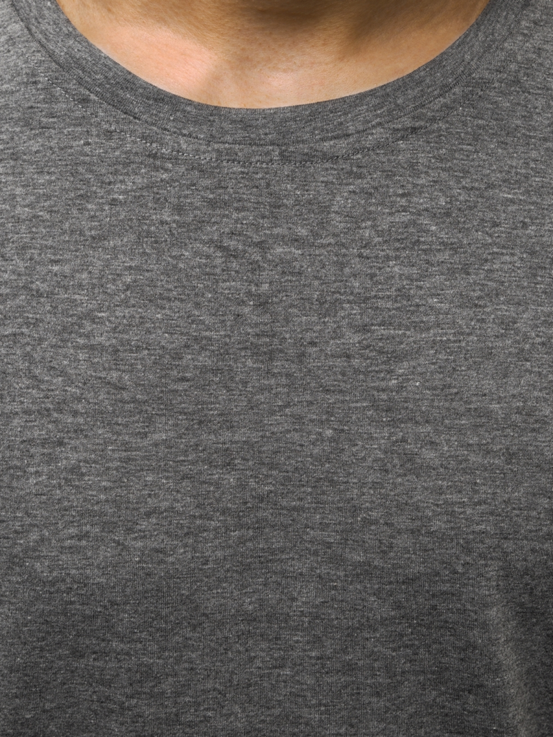 Camiseta de manga larga de hombre grafito OZONEE JS/CX01