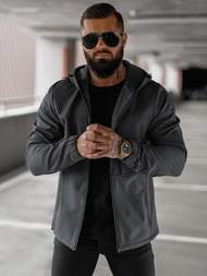 Chaqueta softshell para hombre grafito OZONEE JS/27B6523/5Z