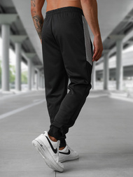 Pantalón de chándal de hombre negras OZONEE JS/15K1850/3