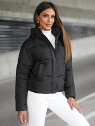 Chaqueta de mujer negra OZONEE JS/16M9188/392Z