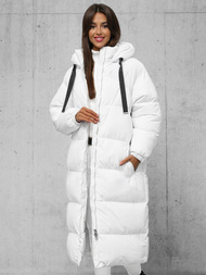 Chaqueta de mujer blanca OZONEE JS/5M3163/281Z