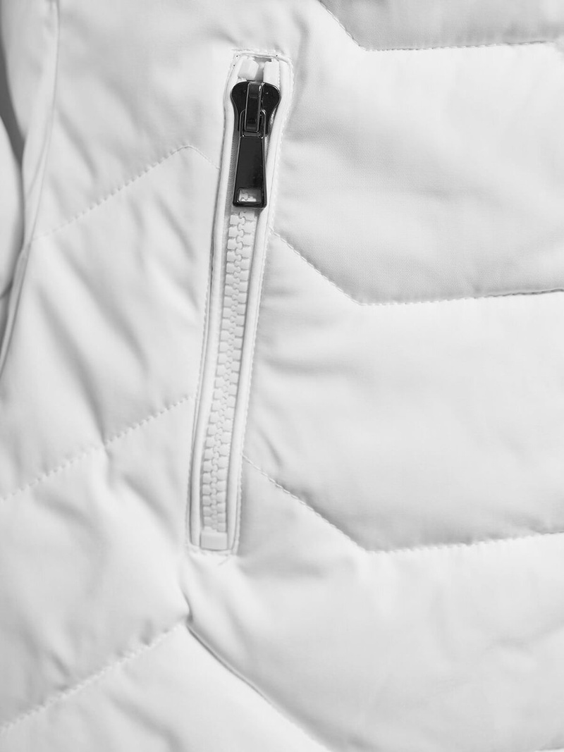 Chaqueta de mujer blanca OZONEE JS/16M9121/281