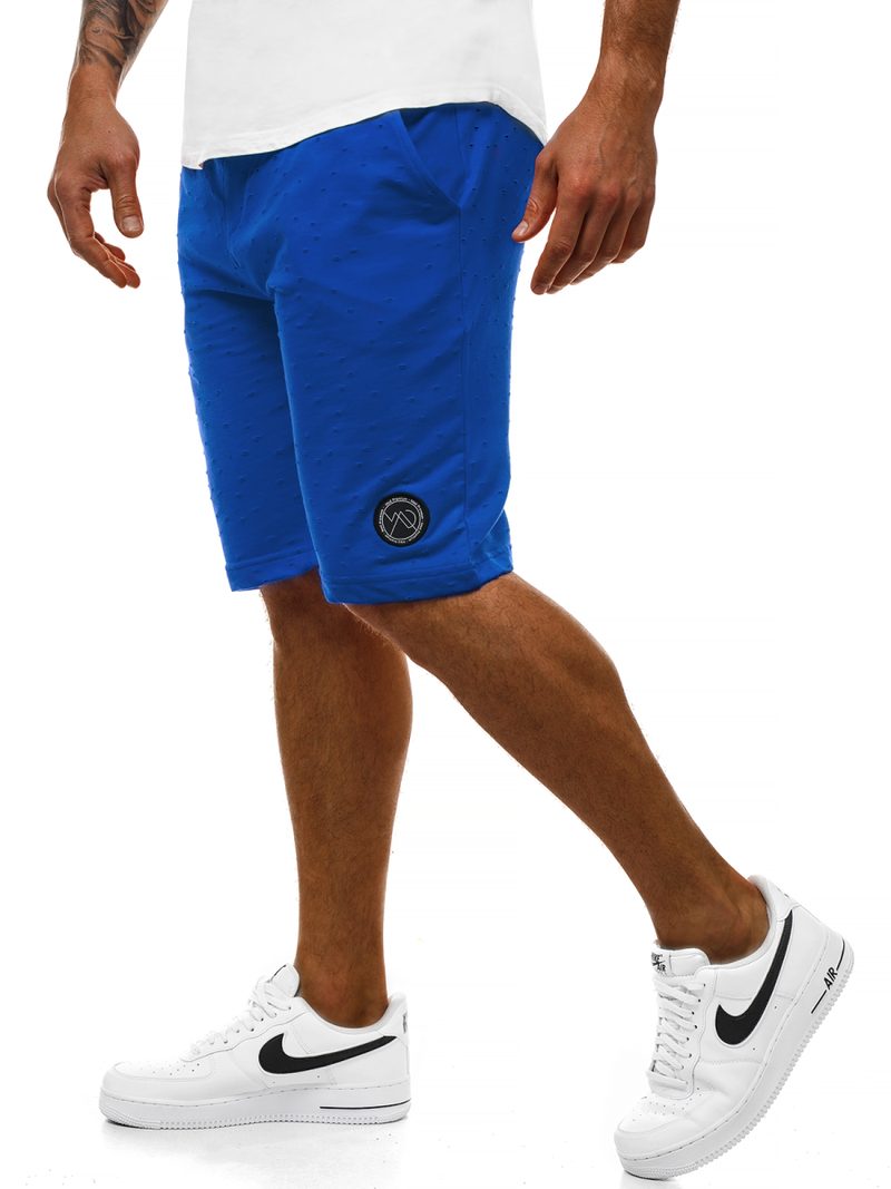 Pantalón corto de hombre azul OZONEE MAD/2923