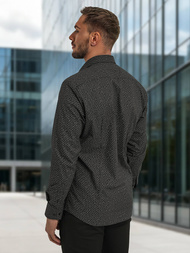 Camisa de hombre negra OZONEE V/V184