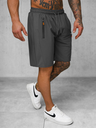 Pantalones cortos deportivos para hombre grafito OZONEE JS/12K1803/5
