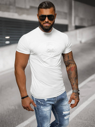 Camiseta de hombre blanco OZONEE NB/MT3103