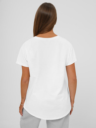 Camiseta de mujer blanco OZONEE JS/95T2566/1