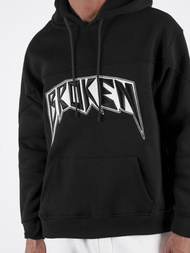 Sudadera de negra OZONEE O/SWE23019Z