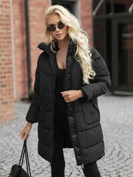 Chaqueta de mujer en negra OZONEE JS/16M9302/392Z