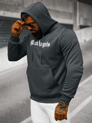 Sudadera de hombre grafito OZONEE JS/27B6509/5