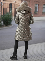 Chaqueta de mujer oro OZONEE JS/16M9100/403Z