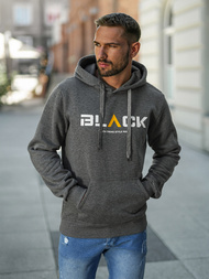 Sudadera de hombre grafito OZONEE JS/8B1756/5