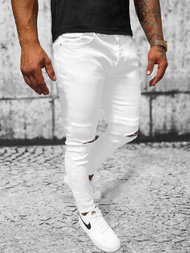 Vaqueros de hombre blancos OZONEE E/5391/01