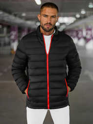 Chaqueta de hombre negra/2 OZONEE JB/JP1111Z