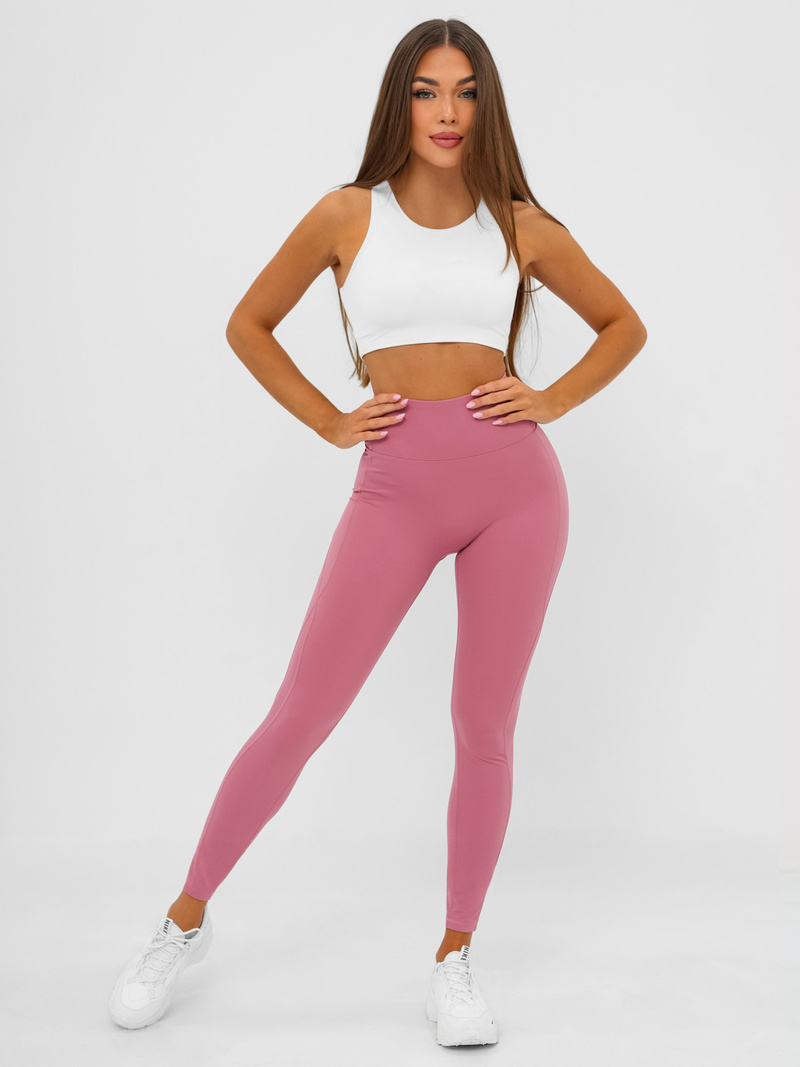 Leggings para mujer rosa OZONEE JS/17K585/111