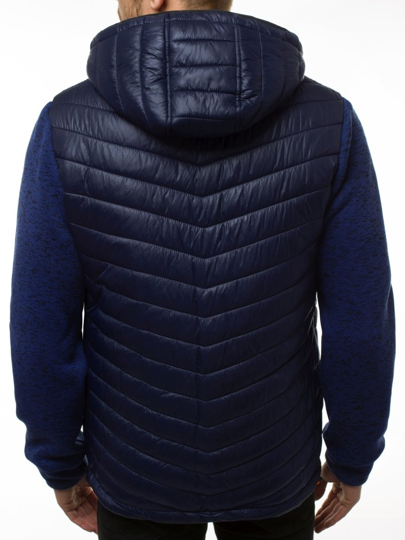 Chaqueta de hombre azul marino OZONEE JS/KS2001K