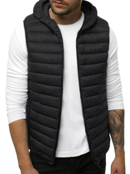 Chaleco de hombre negra OZONEE JS/LY36