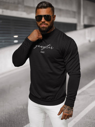 Sudadera de hombre negra OZONEE O/B7548