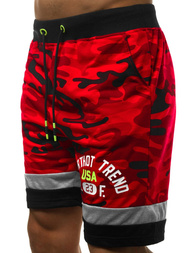 Pantalón corto de hombre rojo JS/KK300152