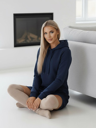 Sudadera de mujer azul marino OZONEE JS/YS10005/25Z