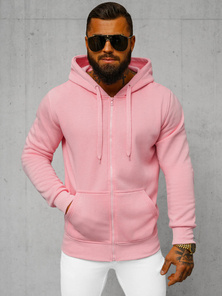 Sudadera de hombre rosa en polvo OZONEE JS/2008Z