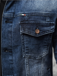Chaqueta vaquera de hombre azul oscuro OZONEE NB/MJ523BS