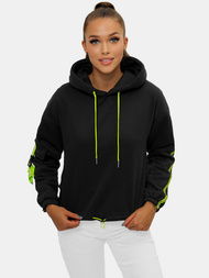 Sudadera de mujer negra OZONEE JS/B26031Z