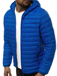 Chaqueta de hombre azul OZONEE JS/LY35