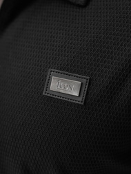 Polo de hombre negro OZONEE O/YN2/593