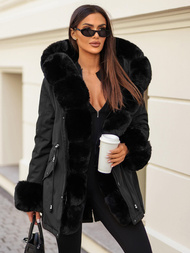 Chaqueta de mujer en negra OZONEE JS/16M9062/392Z