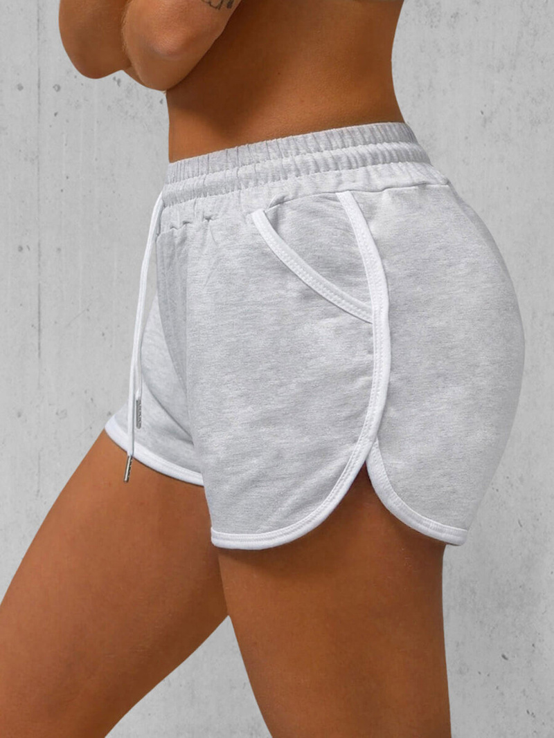 Pantalones cortos de chándal para mujer gris OZONEE JS/8K208/2