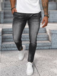 Vaqueros de hombre negras OZONEE NB/MP0091N