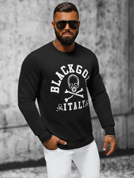 Sudadera de hombre negra OZONEE NB/MF2013