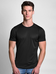 Camiseta de hombre negra OZONEE O/T1277/3Z