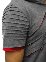 Camiseta de hombre grafito OZONEE O/1187XZ