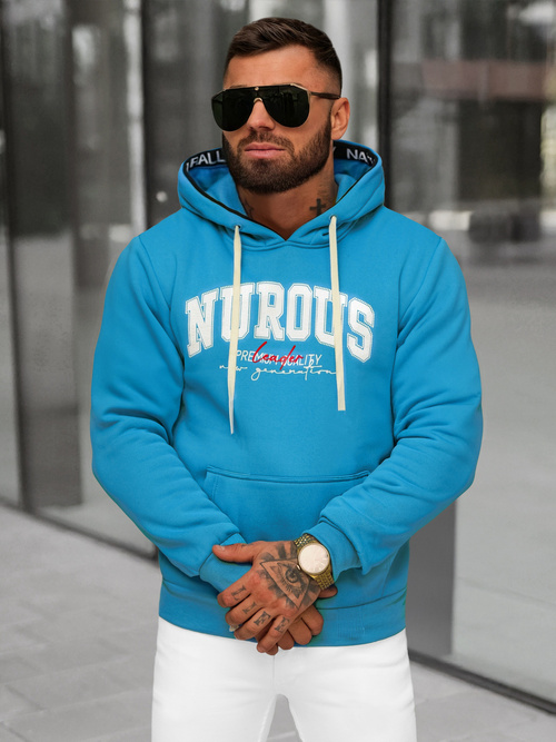 Sudadera de hombre azul OZONEE O/TT30510
