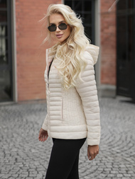 Chaqueta de mujer crudo OZONEE JS/11Z8228Z