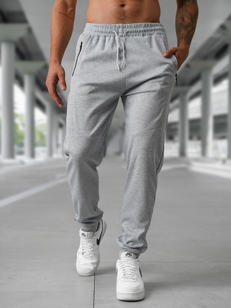 Pantalón de chándal de hombre gris OZONEE JS/15K1838/2