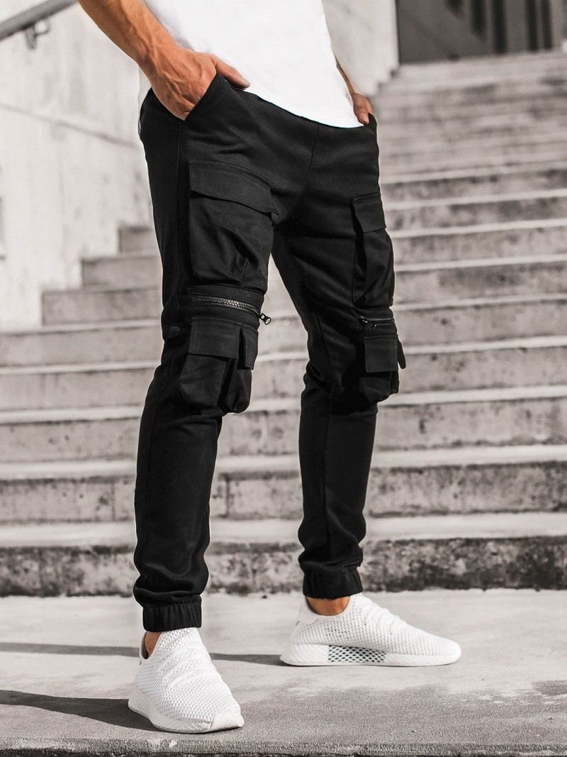 Pantalón jogger de hombre negras OZONEE G/2787